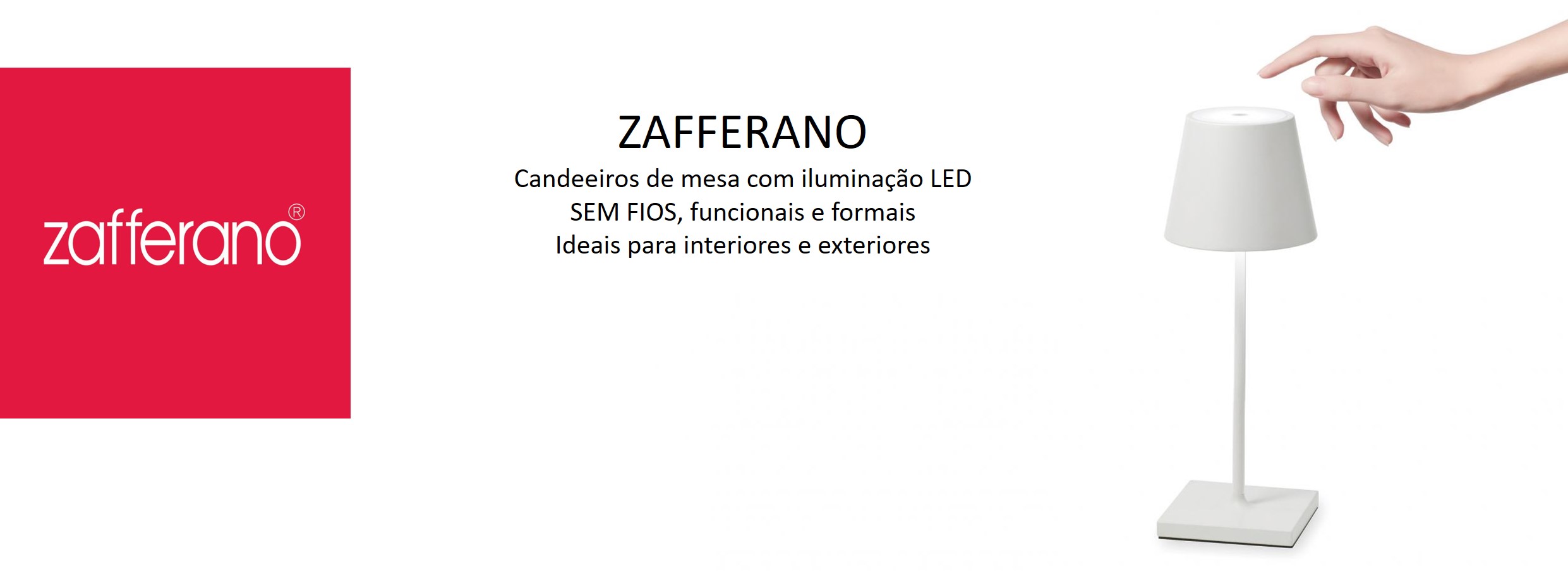 Zafferano wireless lamps