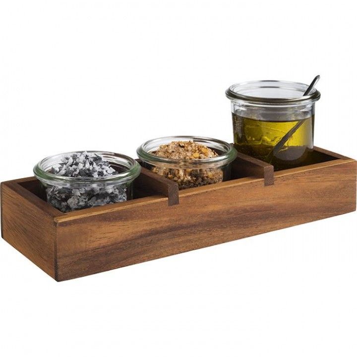 Caixa 3 Comp. Mad 23x8cm Table 11727