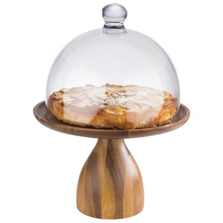Prato Bolo Mad 24x16cm Acacia 33293