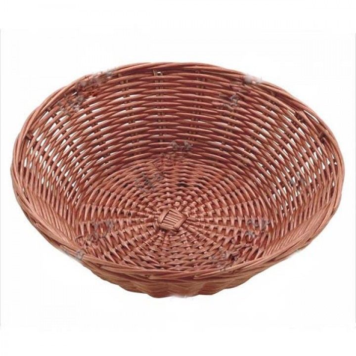 Borwn round basket 20cm C03002V