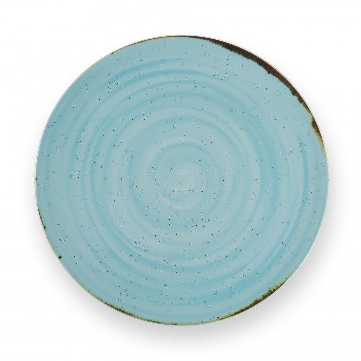 Prato Marcador 32cm Rustico Azul In