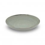 Prato Fundo Coupe 24cm Rustico Cinza In