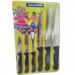 Conjunto Facas 6 peas Tropical 23099/053