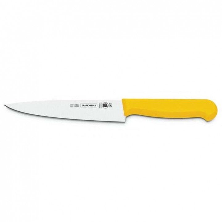 Faca CHEF Inox AMARELA 24620/050