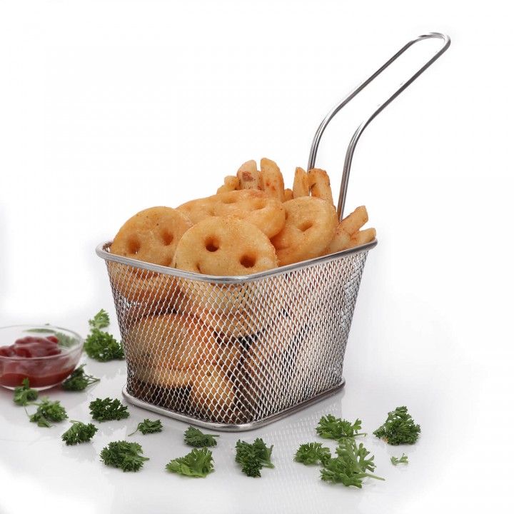 Rectangular basket 12.5X10.5X8.5CM