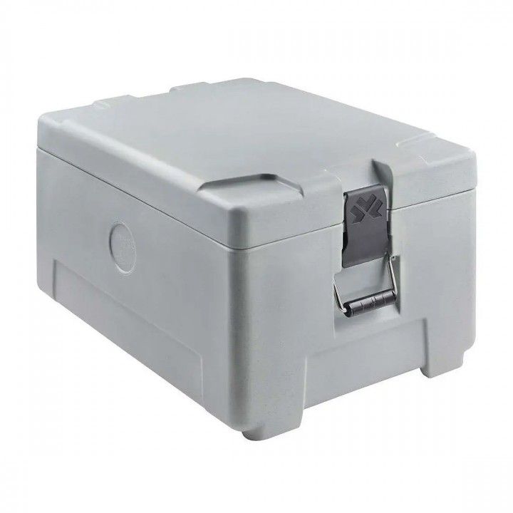 Caixa Isoterm 49l Cinza/Azul 46x64x38cm Gn180006