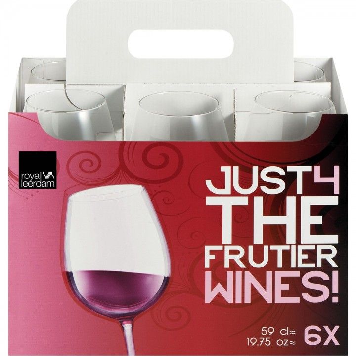 Conj. 6 Copos Just4wine 59cl R602531d