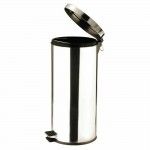 Stainless steel waste bucket with pedal 30L 50134