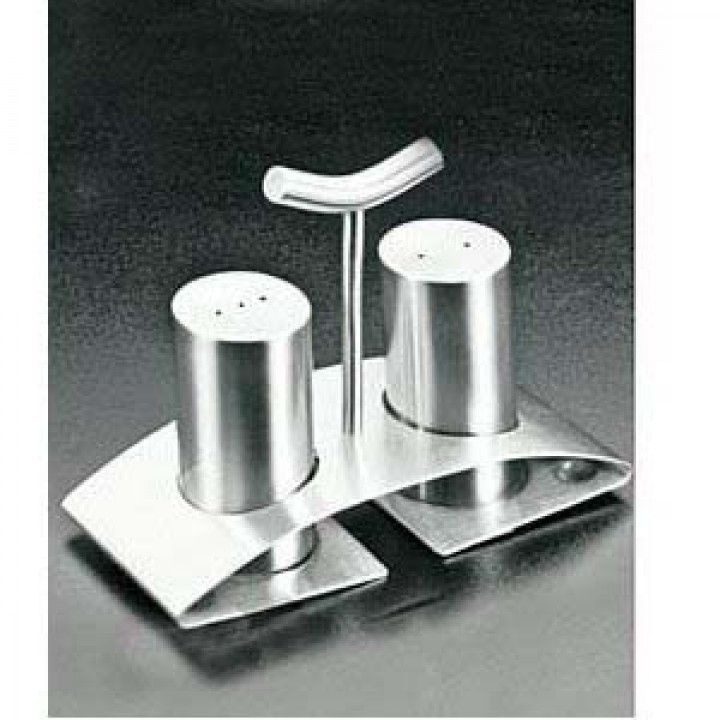 Conjunto Saleiro Pimenteiro Inox 18.56.05 Conjunto Saleiro Pimenteiro Inox 18.56.05