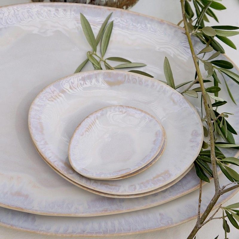 Prato Jantar/Travessa Oval 27cm Brisa Sal