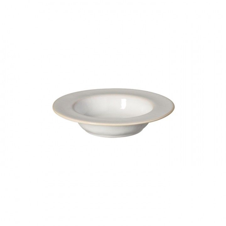 Prato Fundo C/Aba 22cm Roda Branco