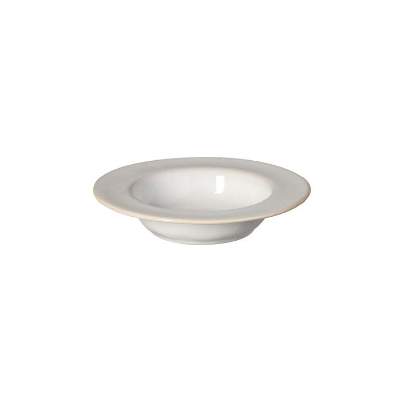 Prato Fundo C/Aba 22cm Roda Branco