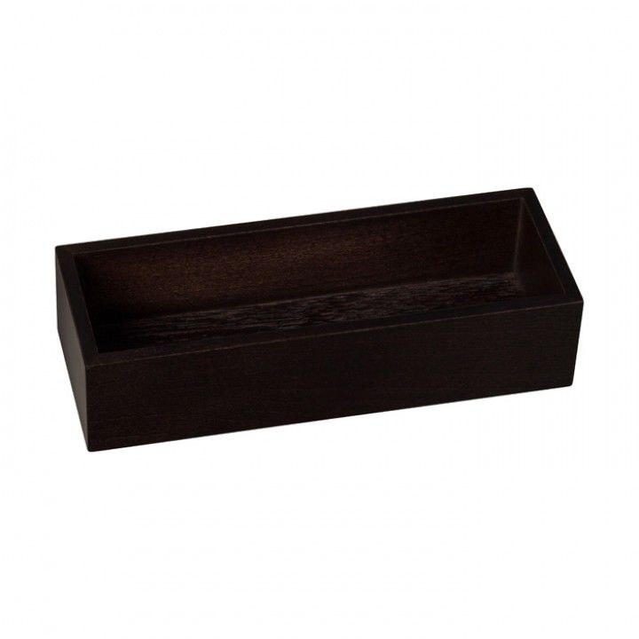 Tabuleiro Madeira 25cm Wooden Castanho Escuro