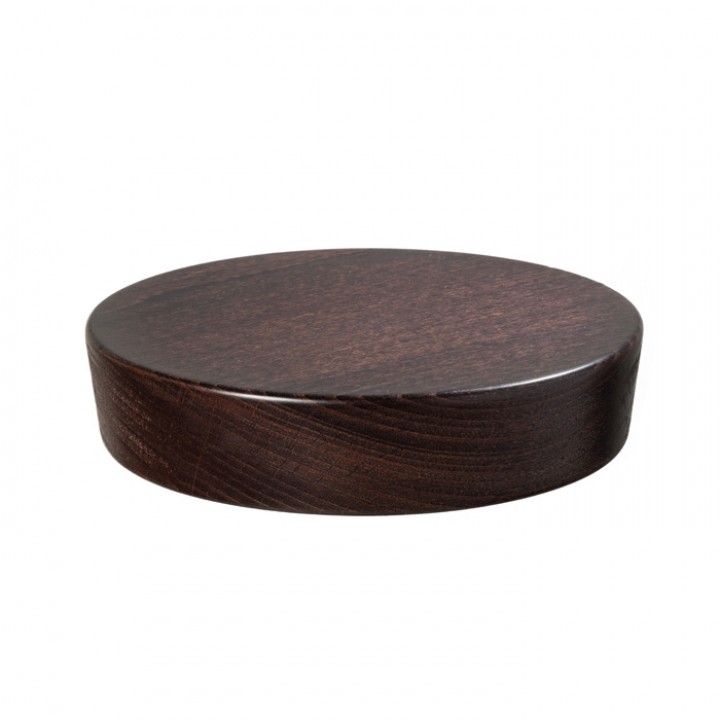 Prato Madeira 14cm Wooden Castanho Escuro Prato Madeira 14cm Wooden Castanho Escuro