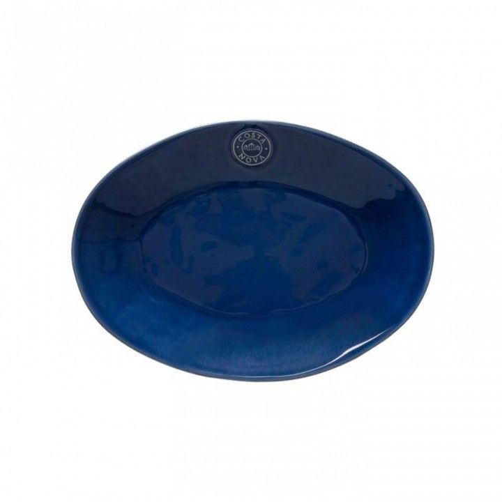 OVAL PLATTER MEDIUM 29X21CM NOVA DENIM
