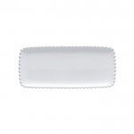 Travessa Rectangular 30cm Pearl Branco