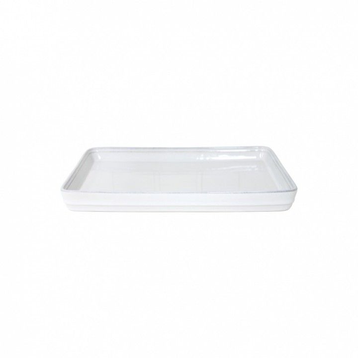 Tabuleiro 30cm Friso Branco