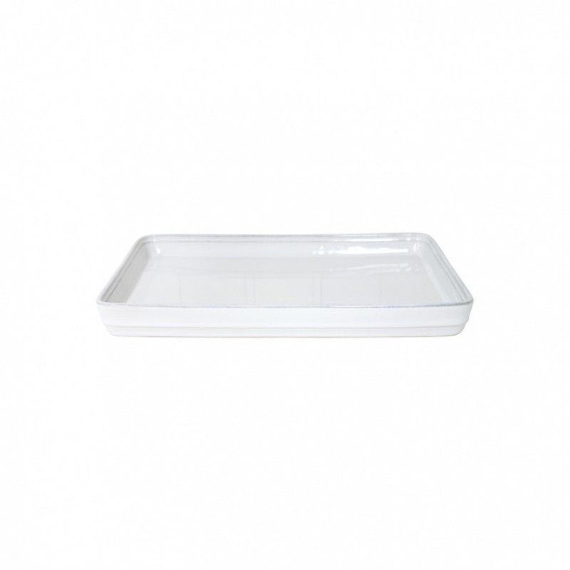 Tabuleiro 30cm Friso Branco
