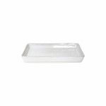 Tabuleiro 25cm Friso Branco