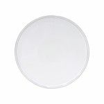 Prato Raso 33cm Friso Branco