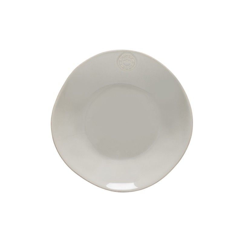 Prato Sopa/Pasta 25cm Nova Cinza