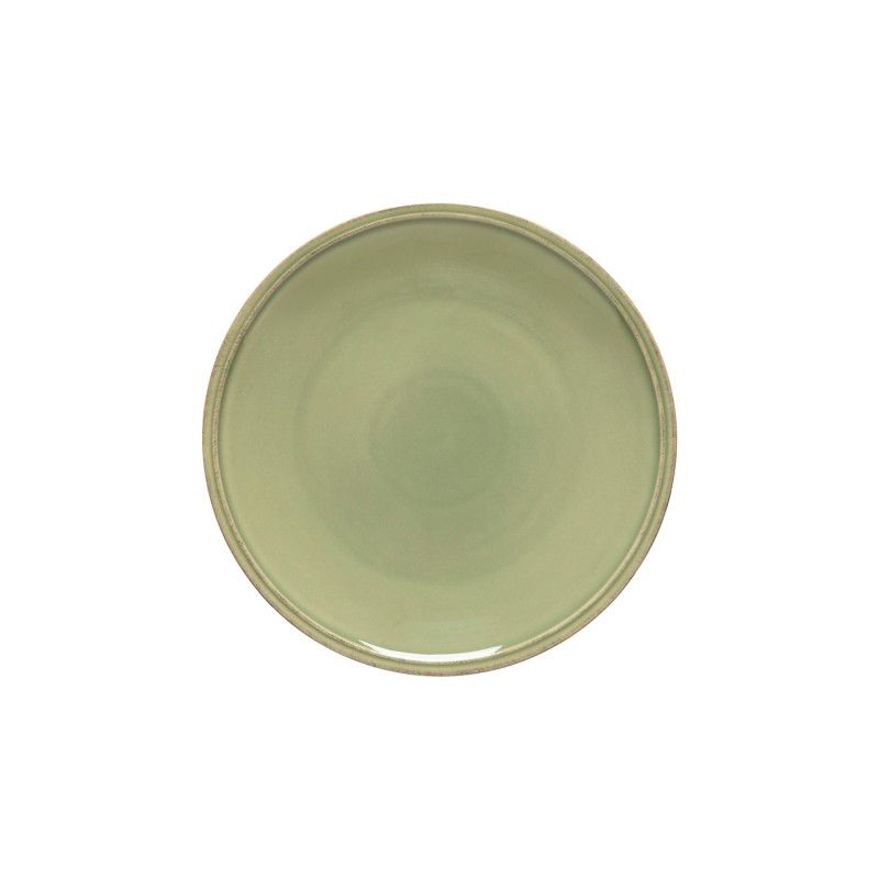 Prato Sobremesa 22cm Friso Verde Sage