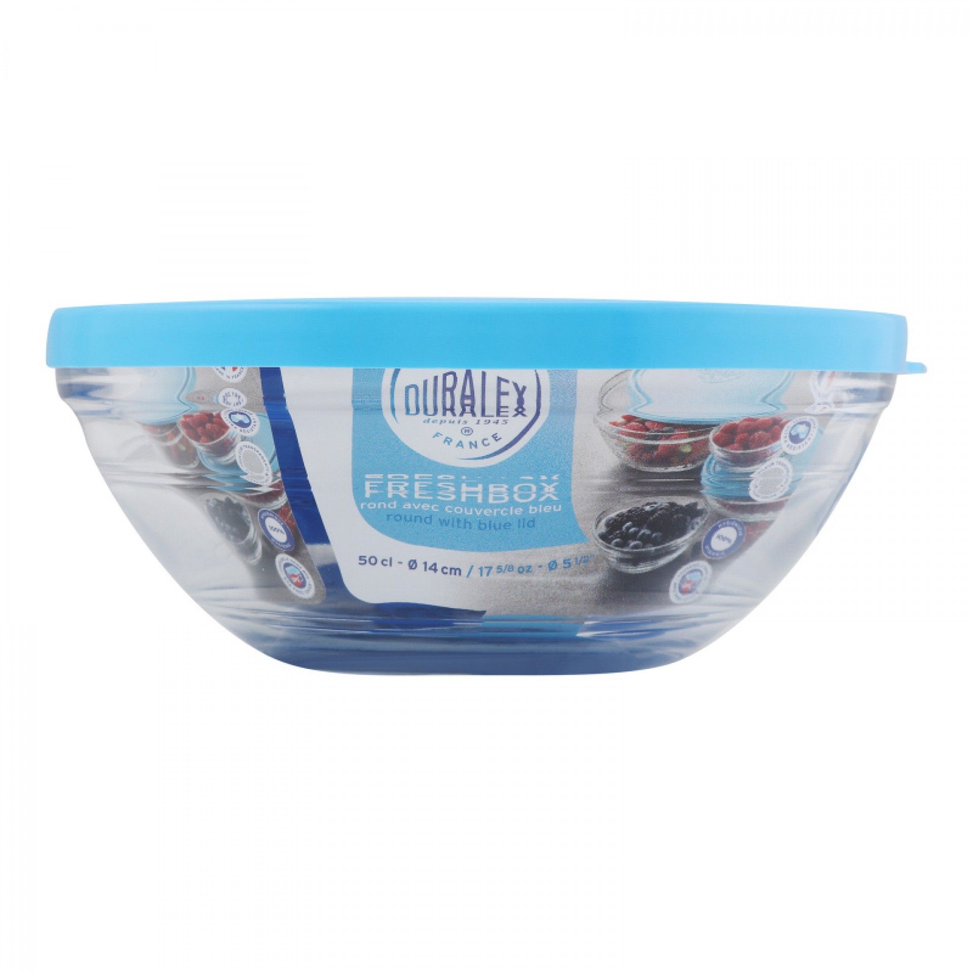 Caixa Red C/Tampa Azul 14x5cm 50cl Freshbox