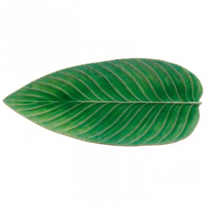 STRELIZIA LEAF 40X17CM RIVIERA TOMATE