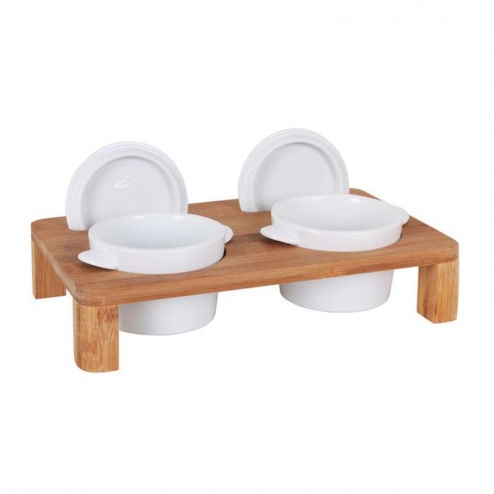 Sup Bambu+2 Cacarolas Porc Br Madeira 29x18x6cm B947107