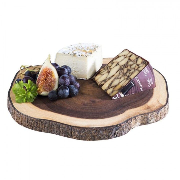 Bandeja Madeira Acacia 26x24x2cm Oval 00895