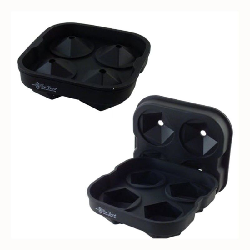 Molde Diamante P/Gelo 4 Cavidades 4,5cm