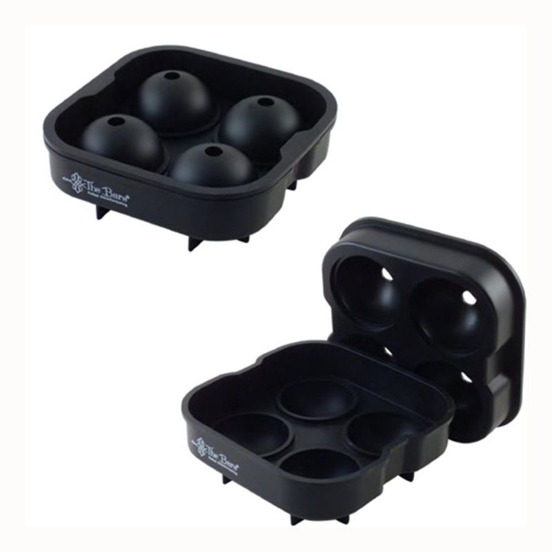 Molde Esfera P/Gelo 4 Cavidades 4,5cm