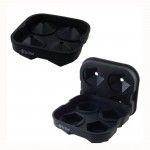Molde Diamante P/Gelo 4 Cavidades 4,5cm