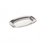 Italian stainless steel oval platter 41X27.5CM