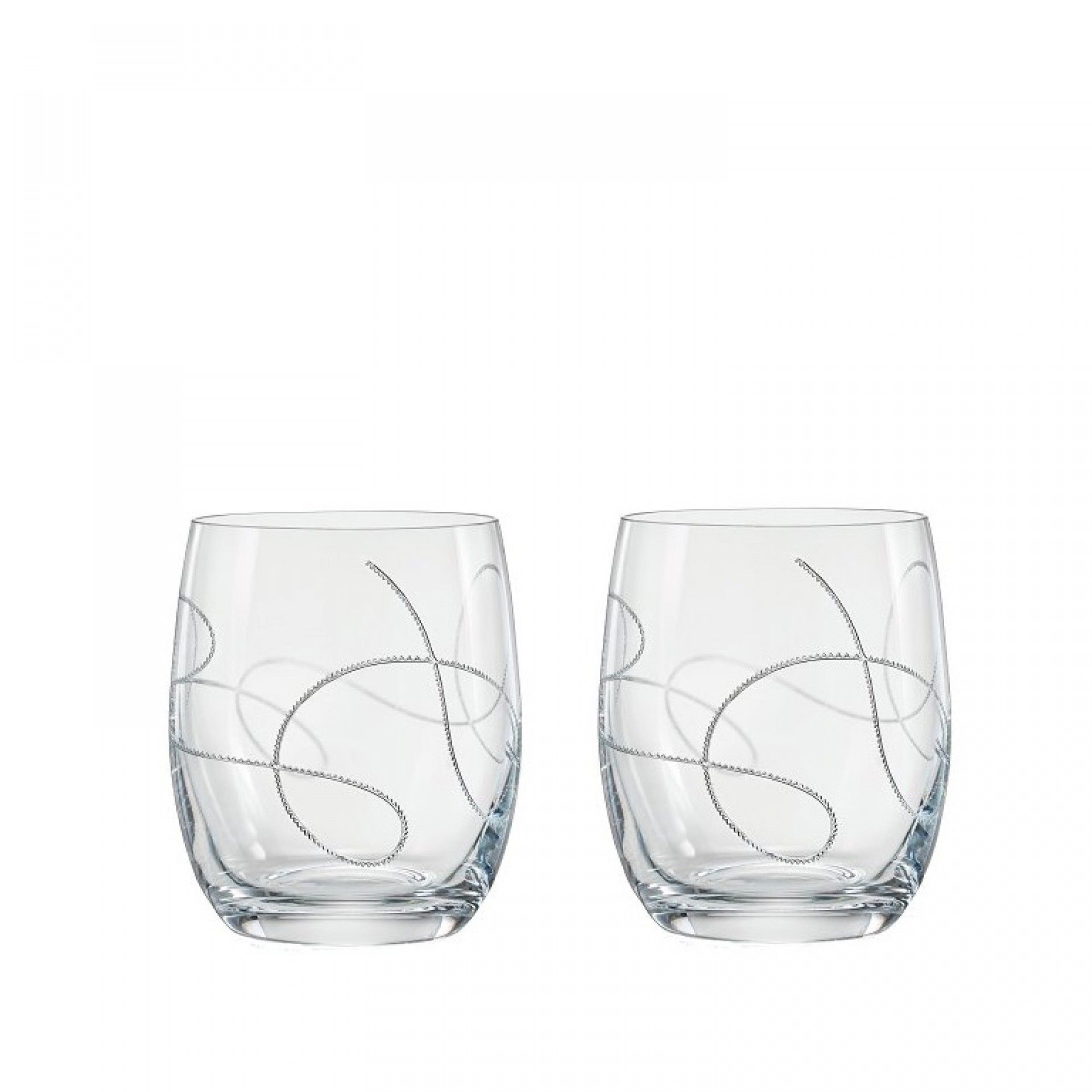 Conj. 2 Copos 30cl String Prateado 25180
