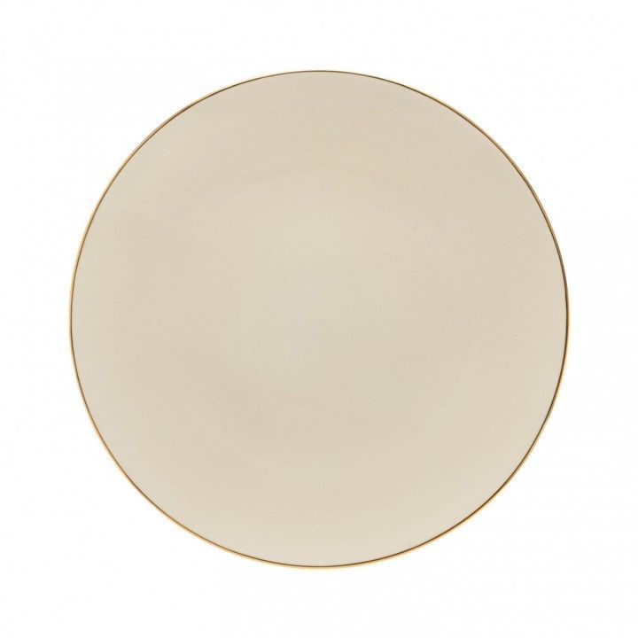 Prato Marcador 34cm Augusta Natural Gold