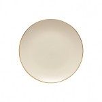 Prato Raso 27cm Augusta Natural Gold