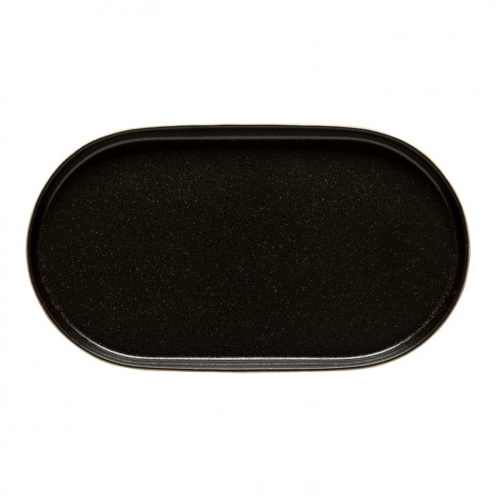 Travessa Oval 37cm Notos Latitude Black Travessa Oval 37cm Notos Latitude Black