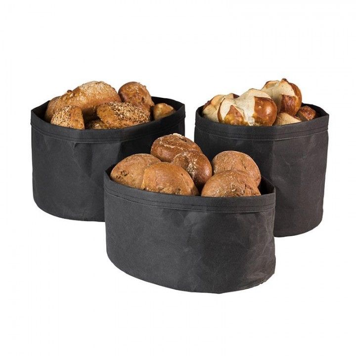 Cesto Pao Papel 17cm Pt Paperbag 30441