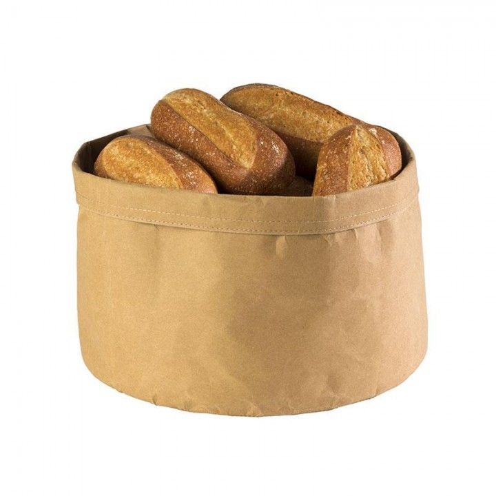 Cesto Pao Papel 30cm Bege Paperbag 30443
