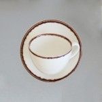 Tea saucer 16cm Chocolate