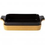 Assadeira Rect C/Asas Base Cortica 39cm Pt Ensemble