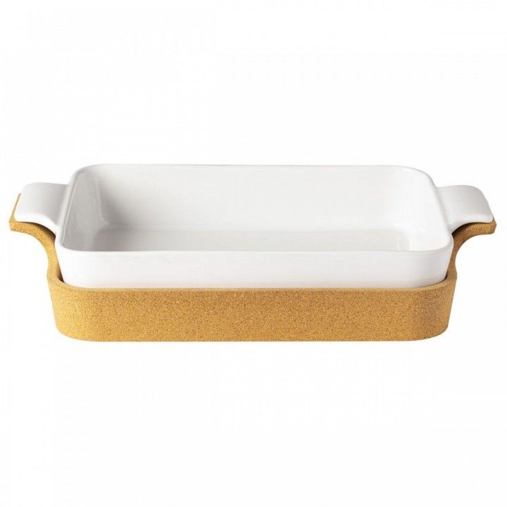 Assadeira Rect C/Asas Base Cortica 39cm Br Ensemble