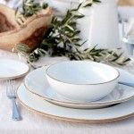 Prato Raso 28cm Dove Grey Sardegna
