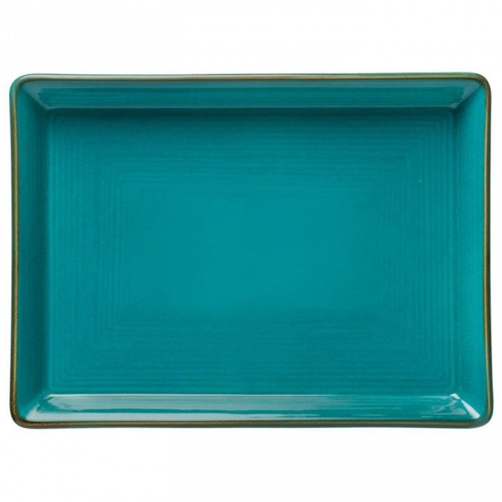 Travessa Retang 45cm Blue Sardegna