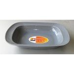 Assadeira Rectangular 35cm Tpsr35 Cinza