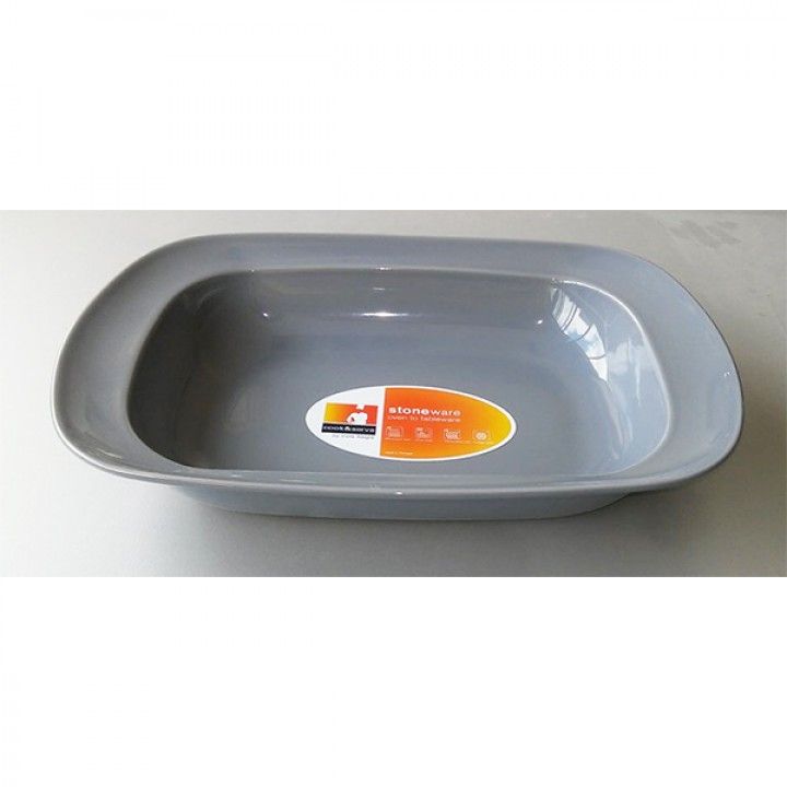 Assadeira Rectangular 35cm Tpsr35 Cinza