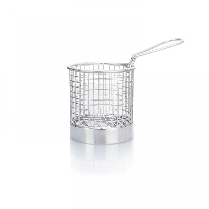 Stainless steel round basket 8cm
