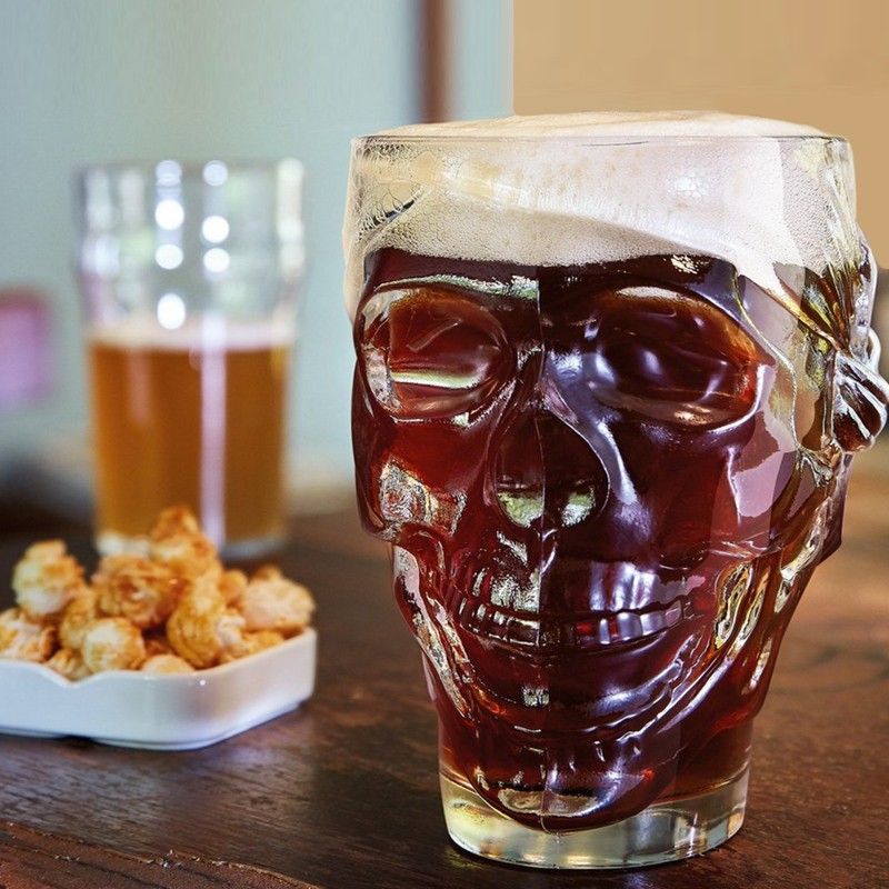 Caneca Cerveja Caveira 90cl