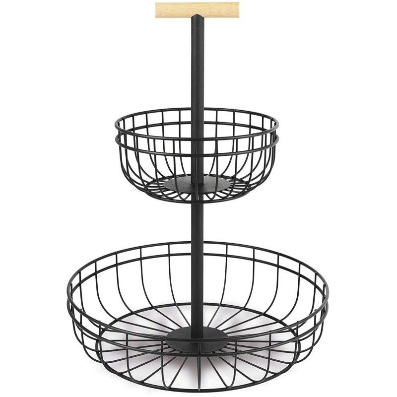 Fruteiro 2 Andares Metal Pt 61140